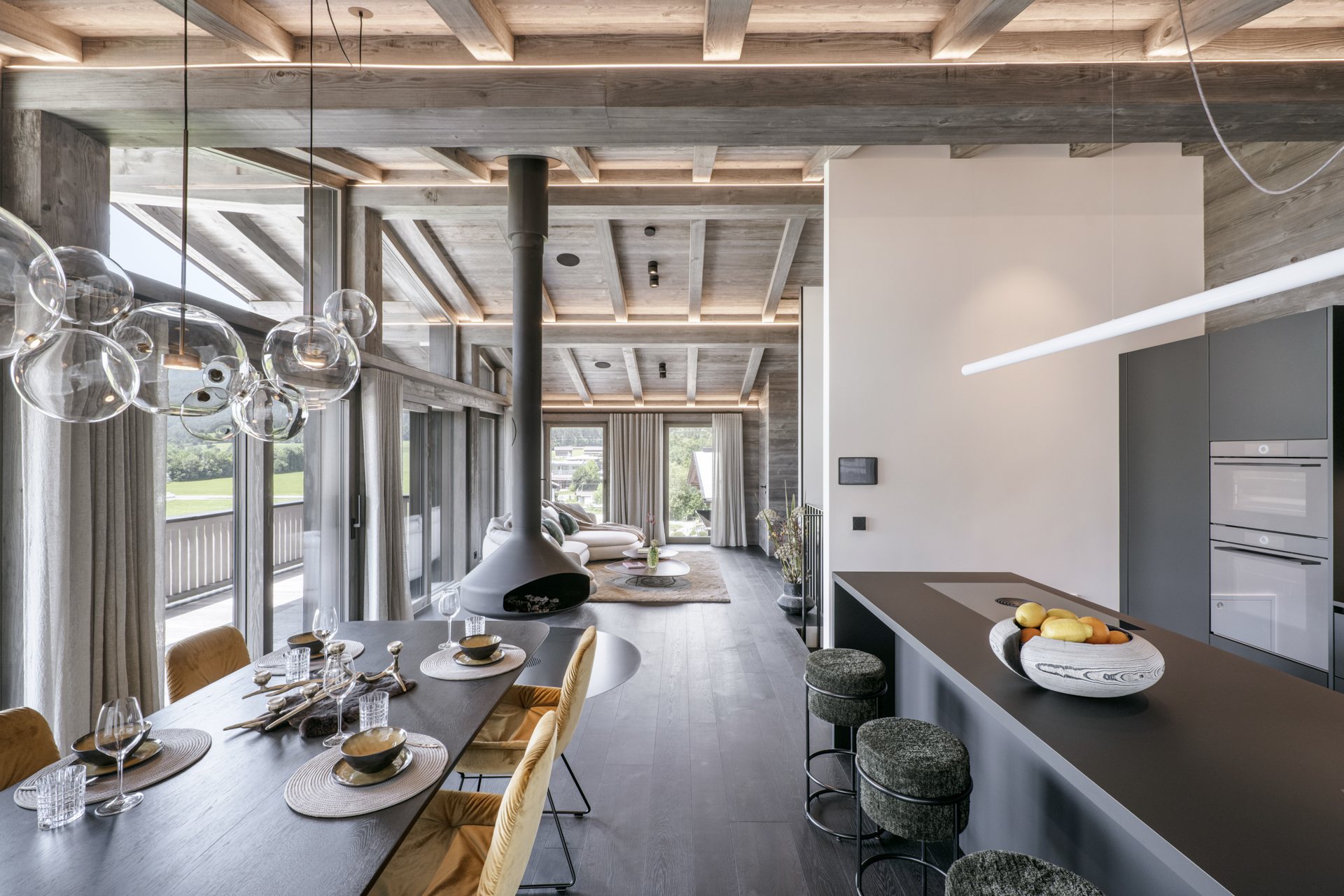 Treffauer Lodge – Essbereich